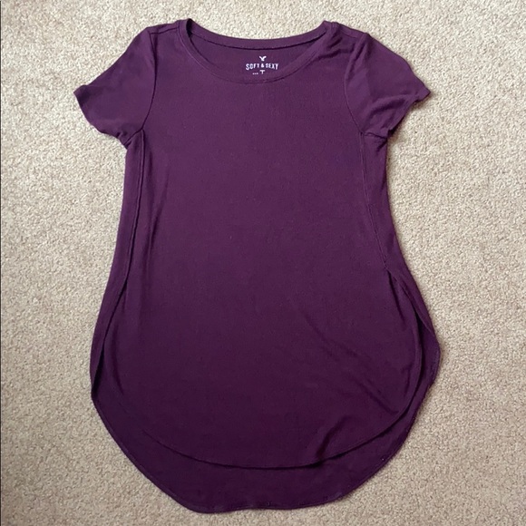 American Eagle Soft and Sexy Split Tee